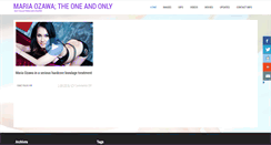 Desktop Screenshot of mariaozawa.biz
